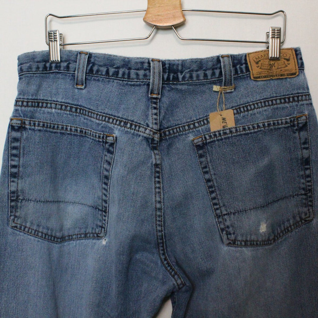 Vintage Distressed Denim Jeans - 35"-NEWLIFE Clothing