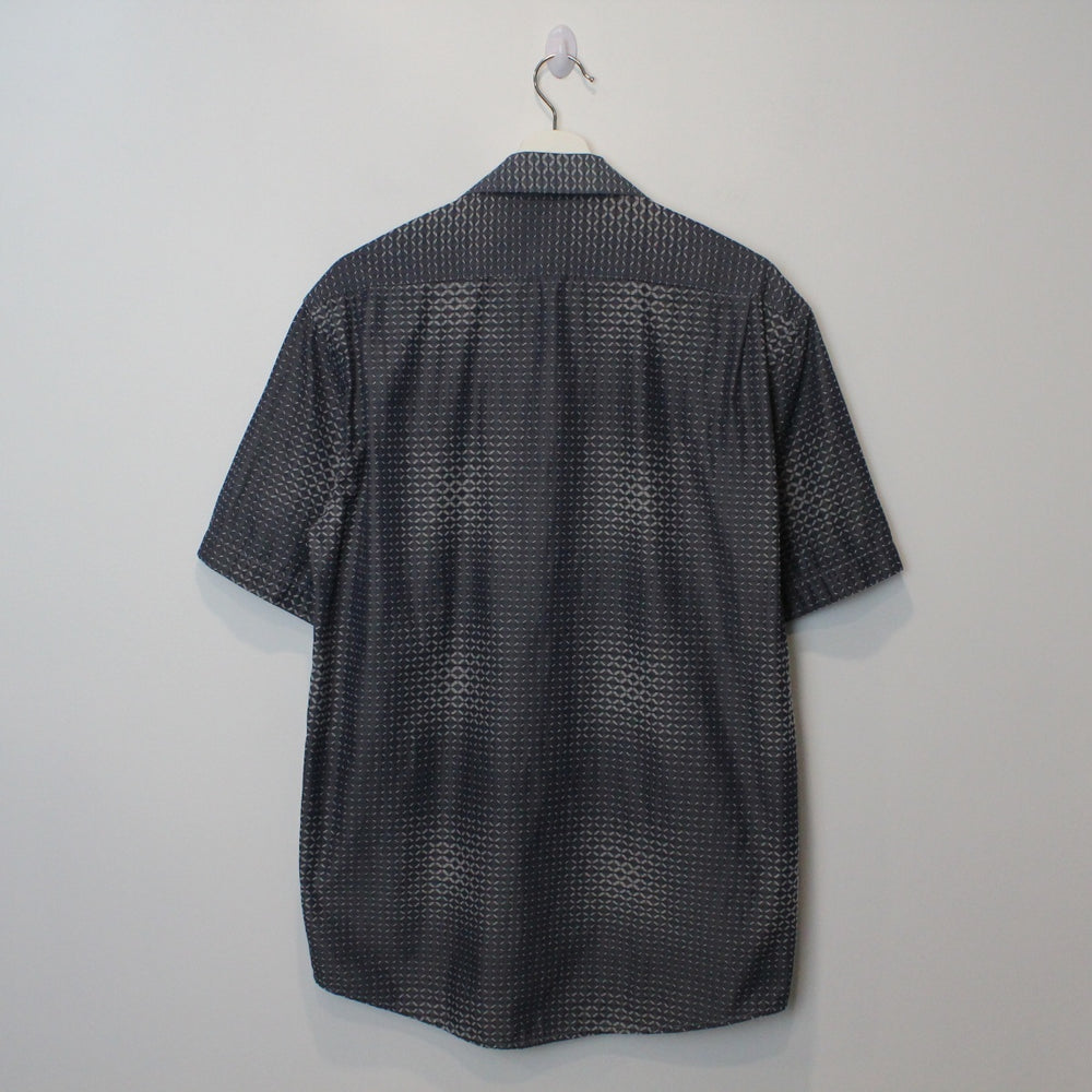 Vintage Patterned Short Sleeve Button Up - M-NEWLIFE Clothing