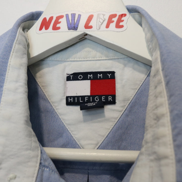 Vintage Tommy Hilfiger Short Sleeve Button Up - L-NEWLIFE Clothing