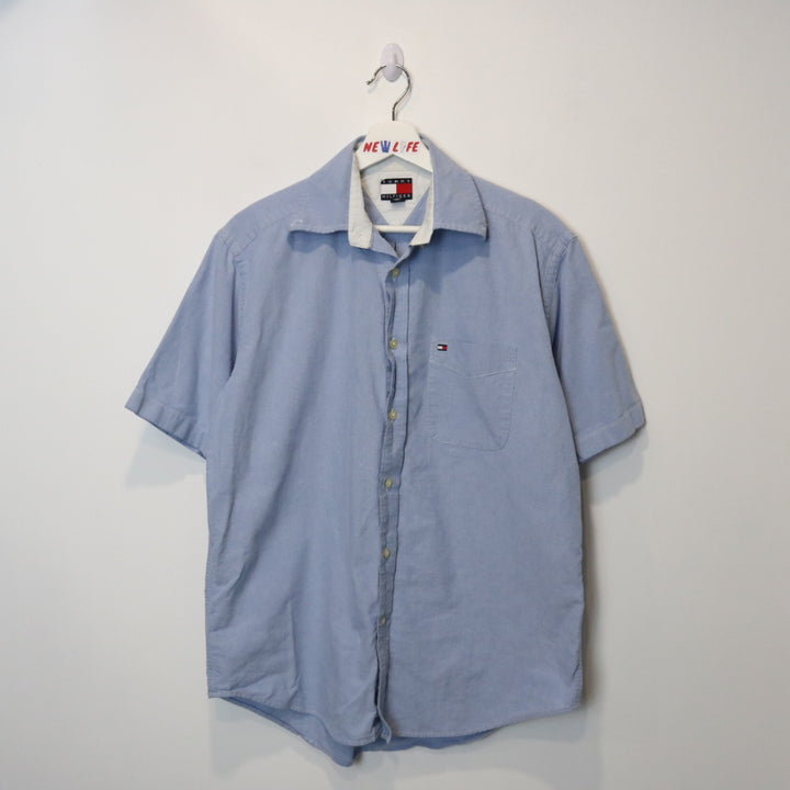 Vintage Tommy Hilfiger Short Sleeve Button Up - L-NEWLIFE Clothing