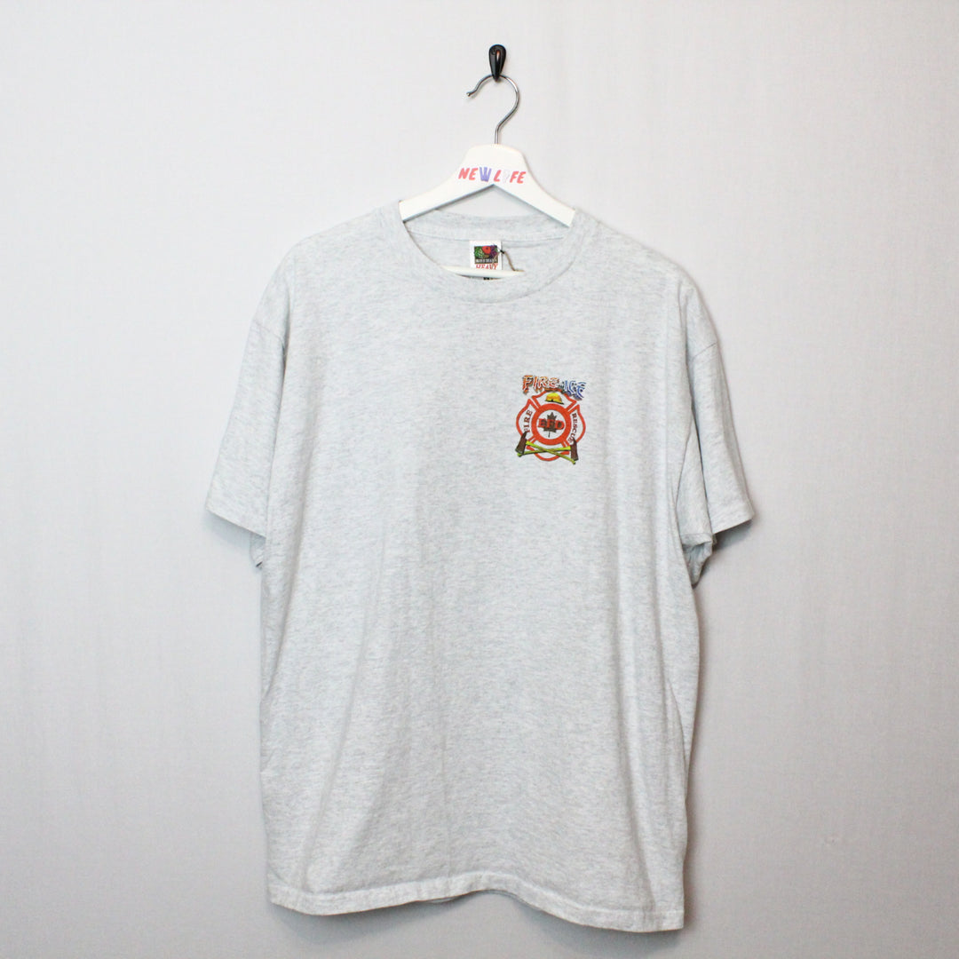 Vintage 2004 Fire Rescue Tee - XL-NEWLIFE Clothing