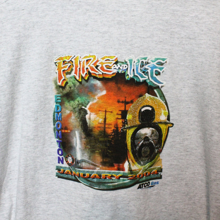 Vintage 2004 Fire Rescue Tee - XL-NEWLIFE Clothing