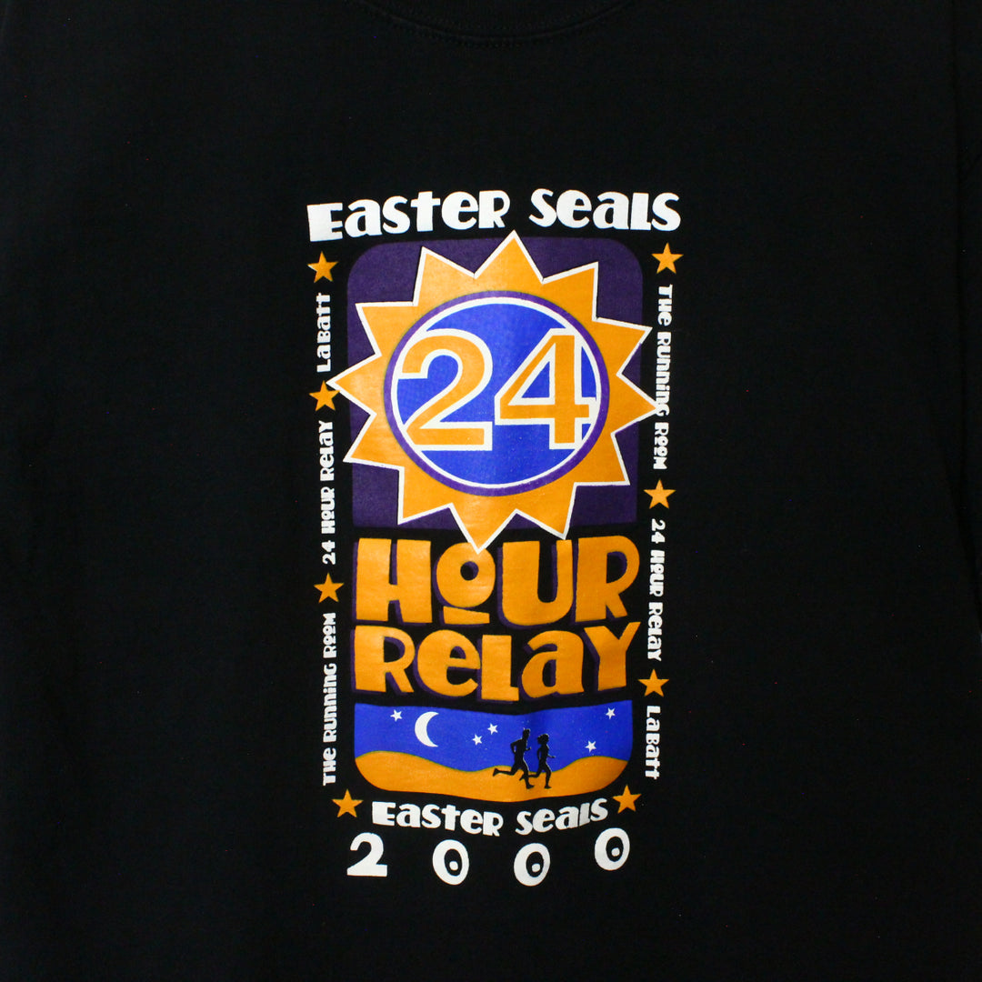 Vintage 2000 24 Hour Relay Tee - M-NEWLIFE Clothing