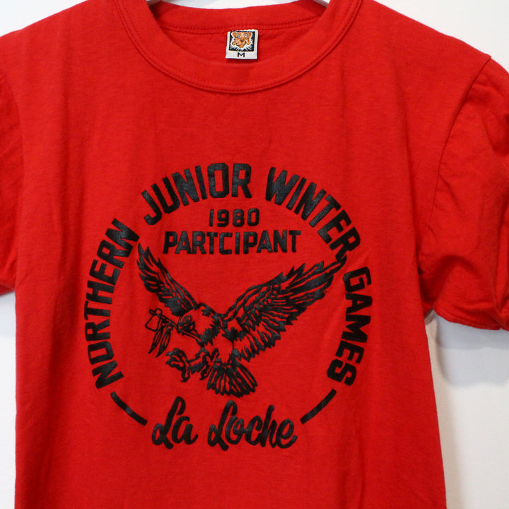 Vintage 1980 La Loche Winter Games Ringer Tee - XS-NEWLIFE Clothing