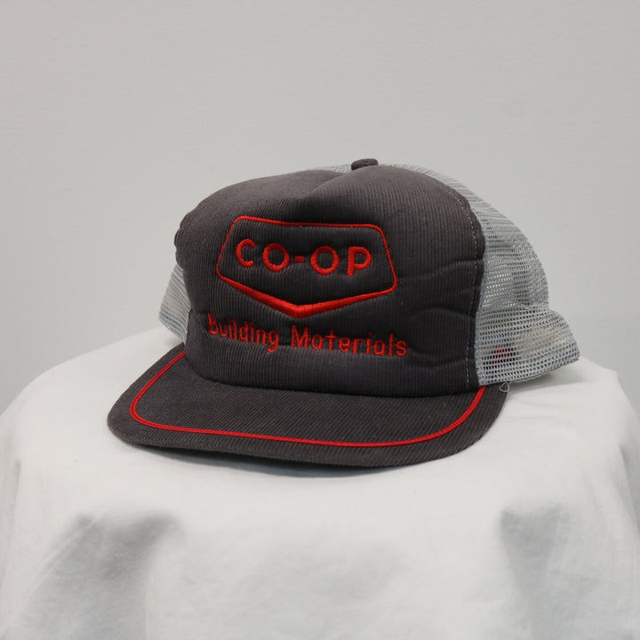 Vintage 80's Co-op Corduroy Trucker Hat - OS-NEWLIFE Clothing