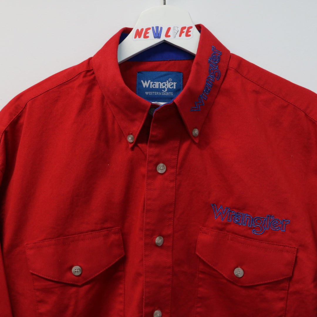 Vintage Wrangler Western Button Up - M-NEWLIFE Clothing