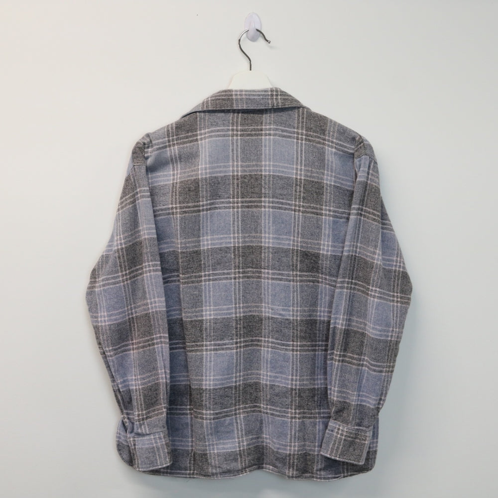 Vintage Vuarnet Plaid Flannel Button Up - S-NEWLIFE Clothing