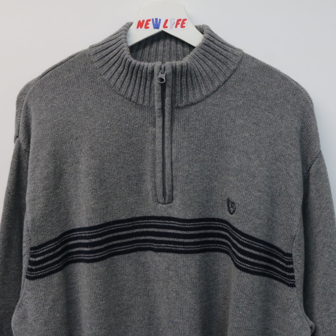 Vintage Chaps Quarter Zip Sweater - XL-NEWLIFE Clothing