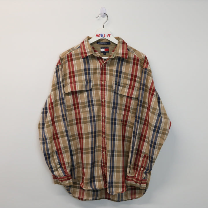 Vintage Tommy Hilfiger Plaid Button Up - L-NEWLIFE Clothing