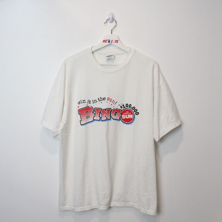 Vintage 90's Edmonton Sun Bingo Tee - XL-NEWLIFE Clothing