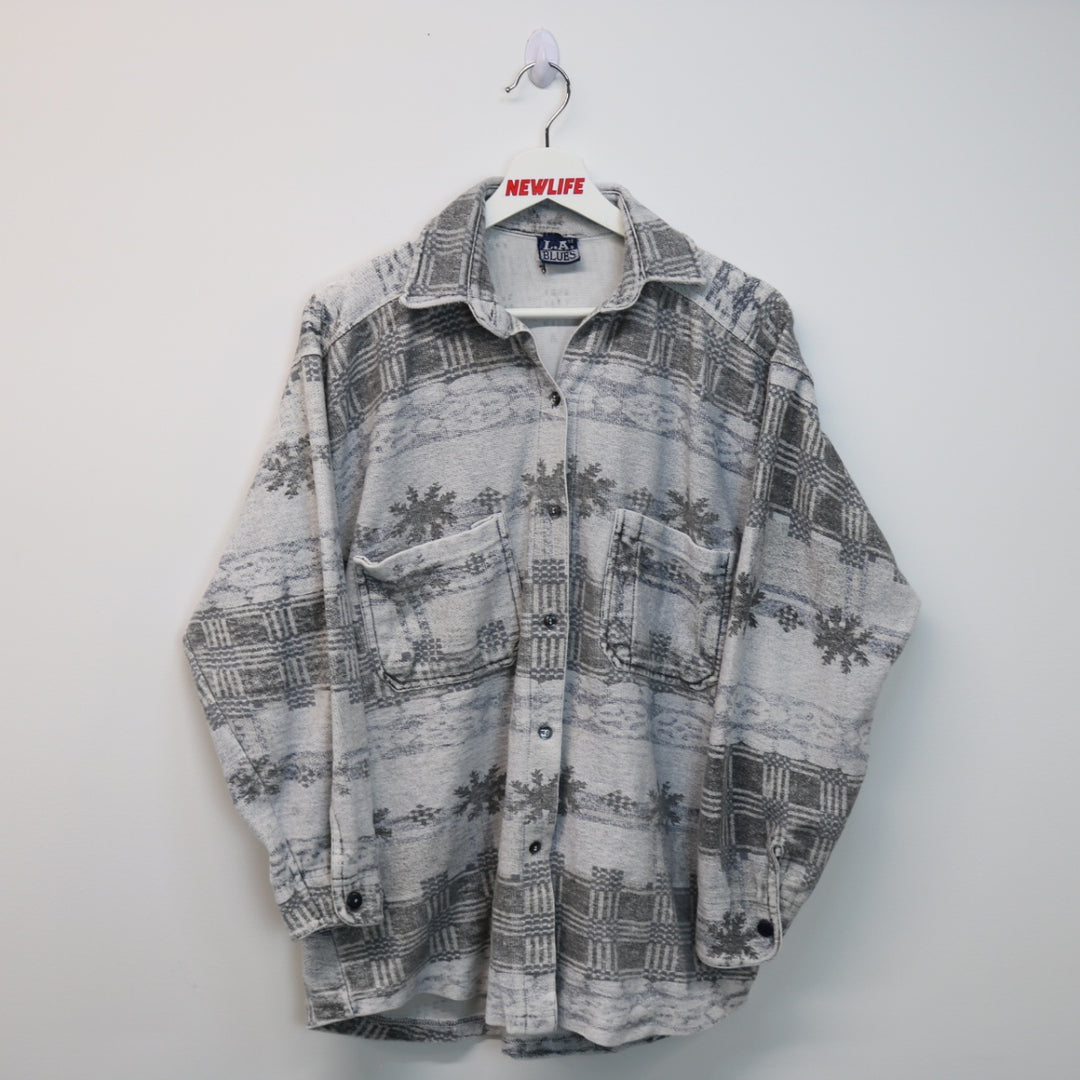 Vintage Patterned Button Up - M-NEWLIFE Clothing