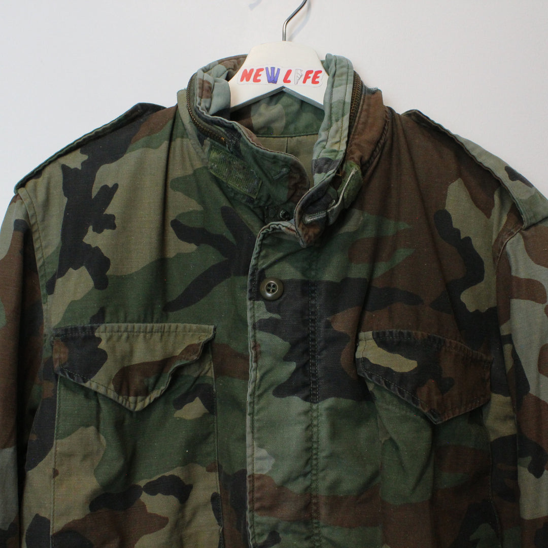 Vintage Lined Camo Jacket - L-NEWLIFE Clothing