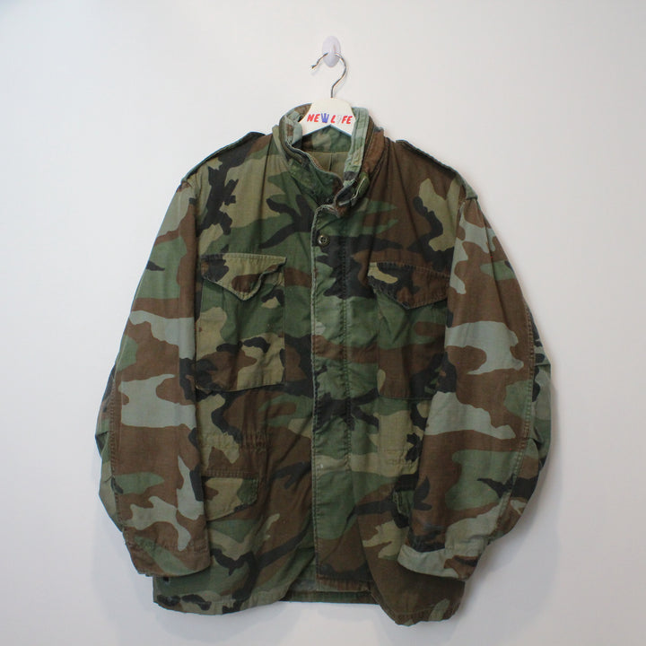 Vintage Lined Camo Jacket - L-NEWLIFE Clothing