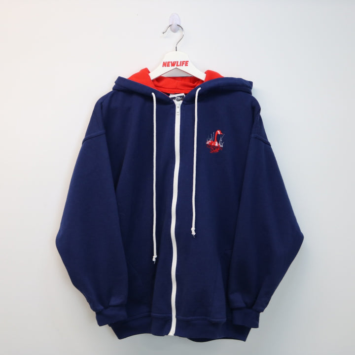 Vintage Northern Spirit Duck Zip Up Hoodie - L-NEWLIFE Clothing