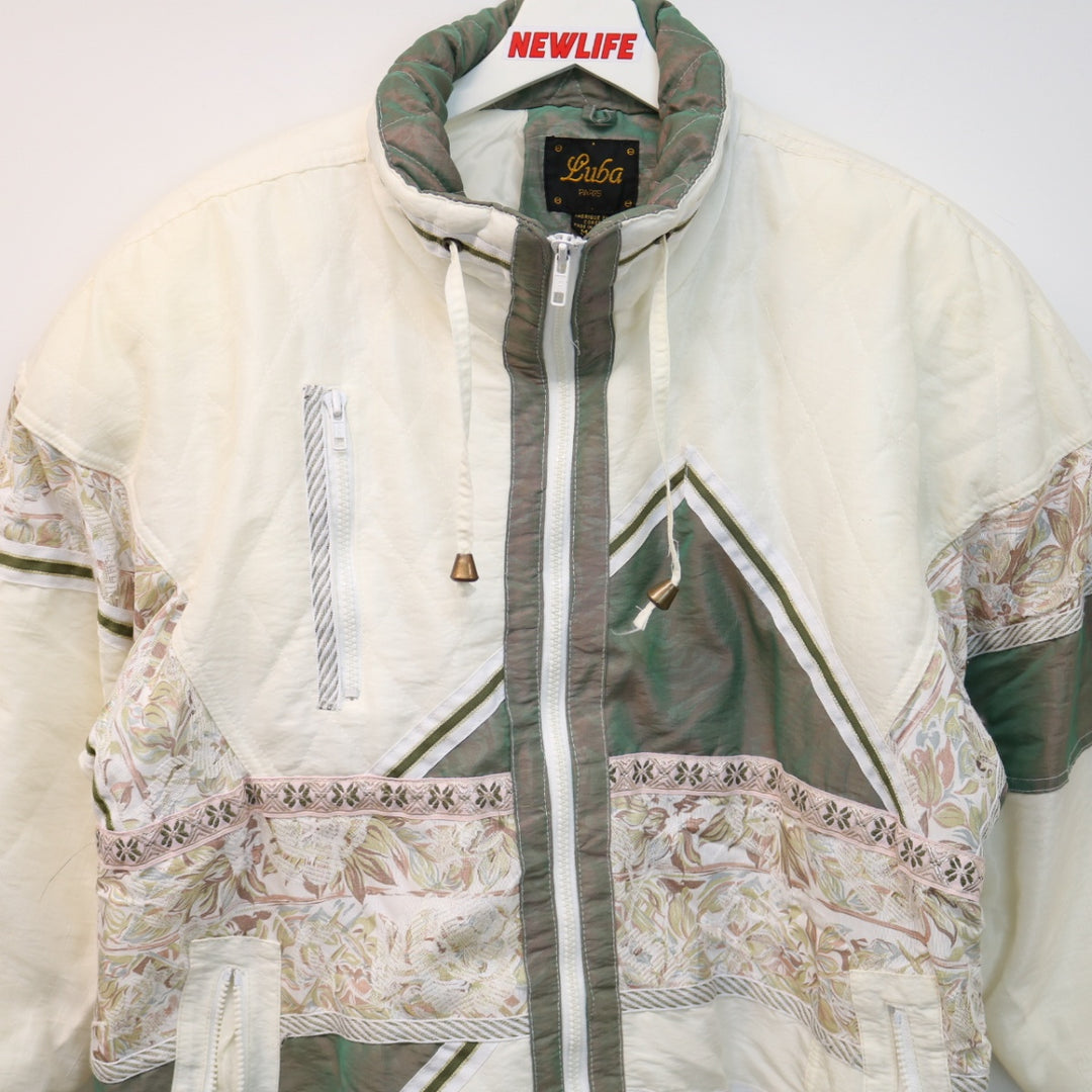 Vintage Floral Puffer Jacket - L-NEWLIFE Clothing