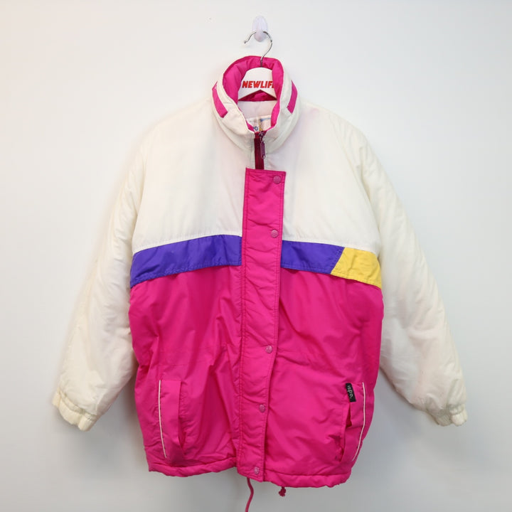 Vintage Ispo Color Blocked Puffer Jacket - L-NEWLIFE Clothing