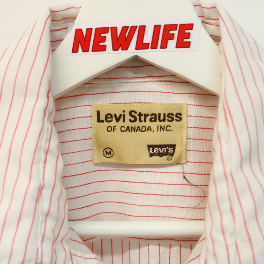 Vintage Levi's Striped Short Sleeve Button Up - S-NEWLIFE Clothing