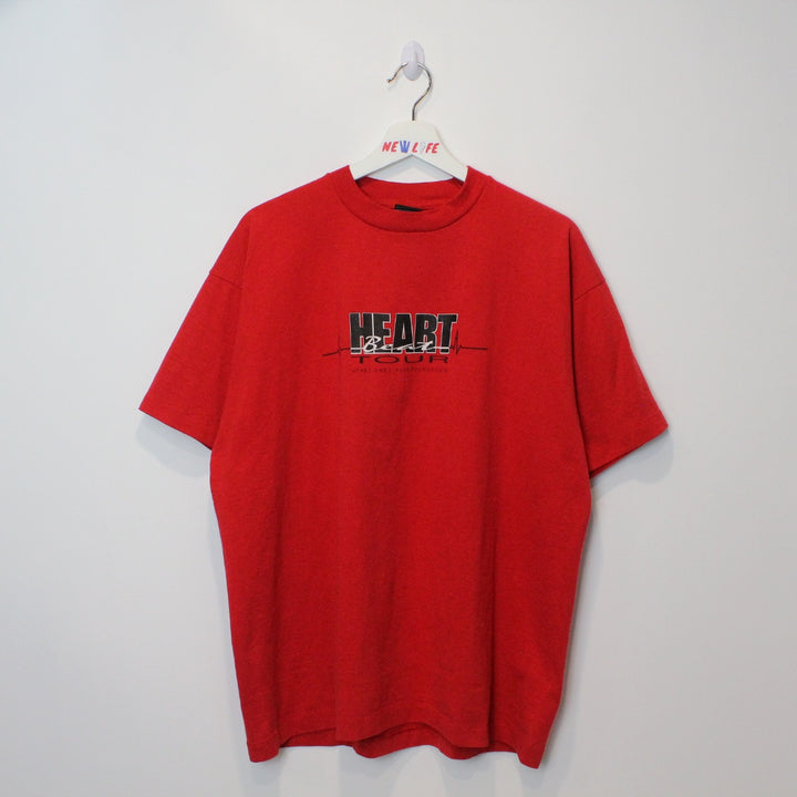 Vintage 90's Heart Beat Tour Tee - XL-NEWLIFE Clothing