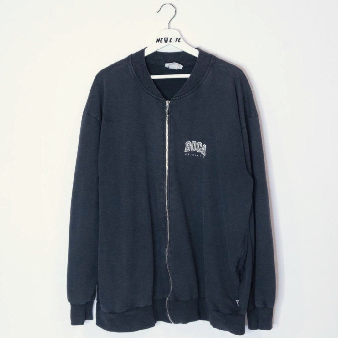 Vintage Boca Zip-Up Sweater - XL-NEWLIFE Clothing