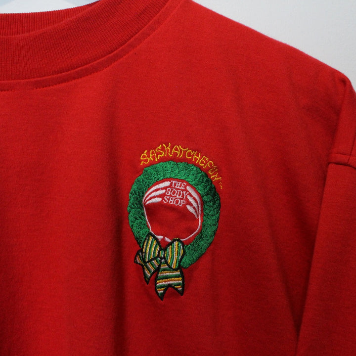 Vintage The Body Shop Wreath Long Sleeve - L/XL-NEWLIFE Clothing