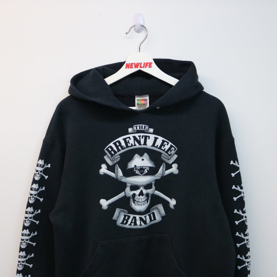 Vintage 90's Brent Lee Band Skull Hoodie - M-NEWLIFE Clothing