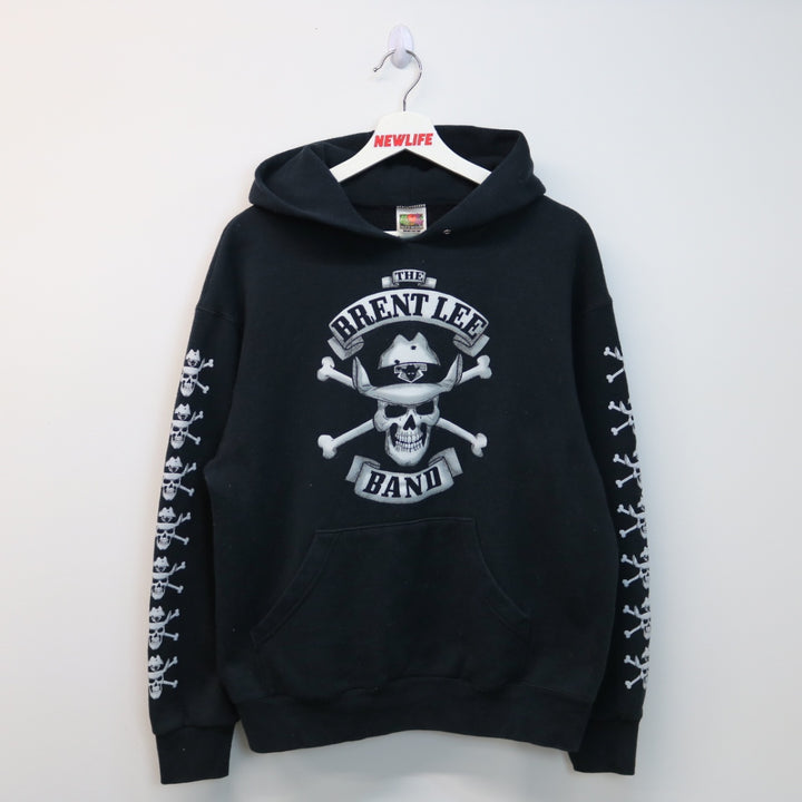 Vintage 90's Brent Lee Band Skull Hoodie - M-NEWLIFE Clothing