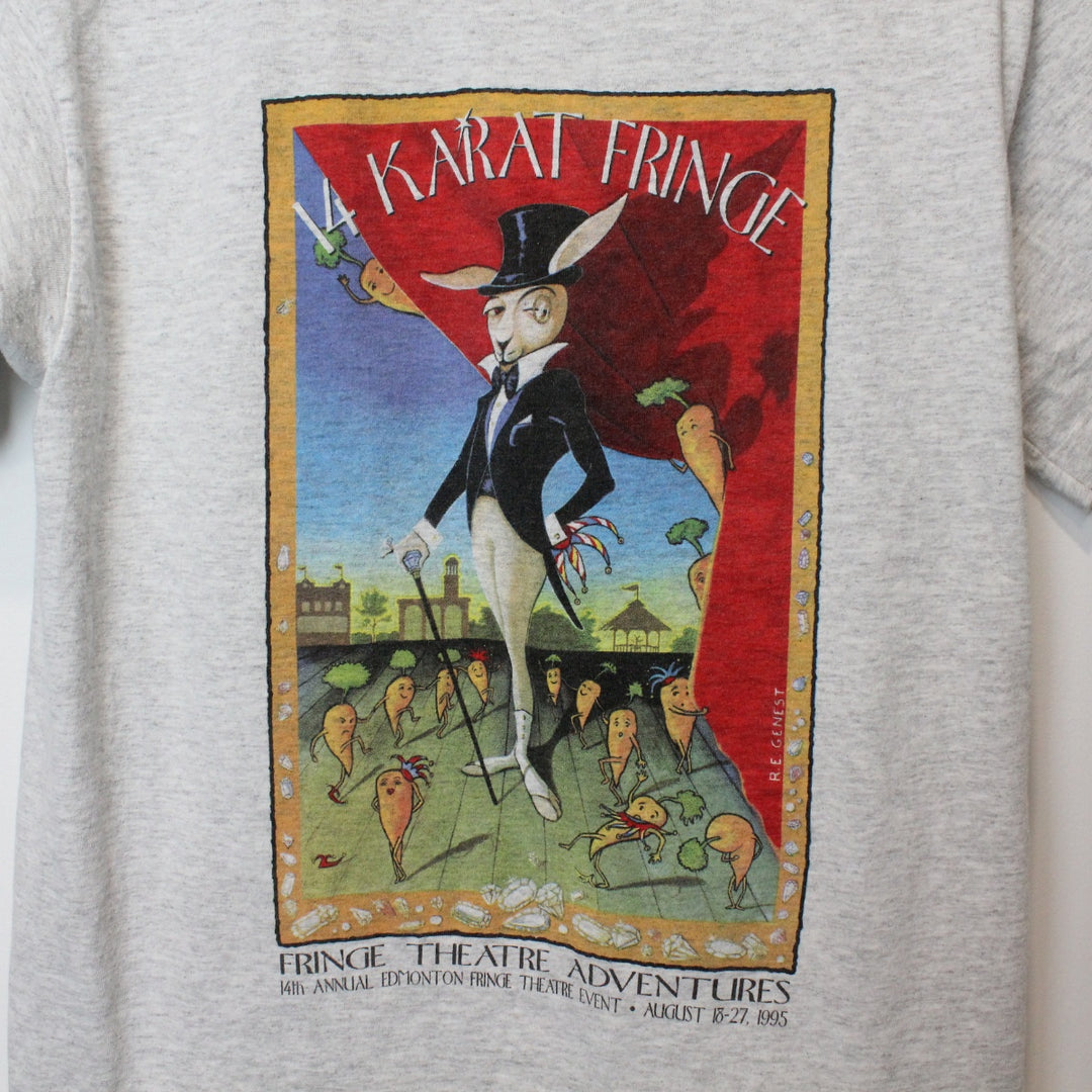 Vintage 1995 14 Karat Fringe Theatre Event Tee - M-NEWLIFE Clothing