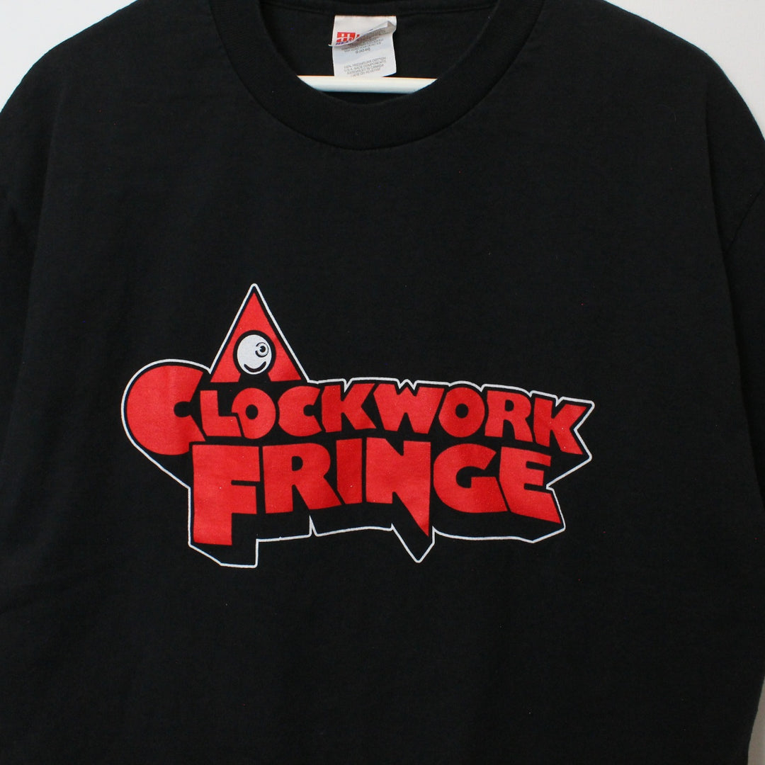 Vintage 1998 Clockwork Fringe Tee - L-NEWLIFE Clothing