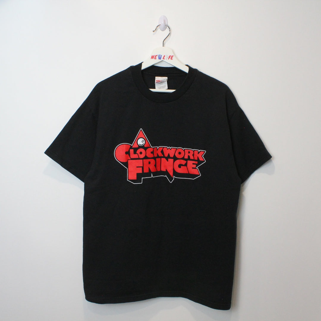 Vintage 1998 Clockwork Fringe Tee - L-NEWLIFE Clothing